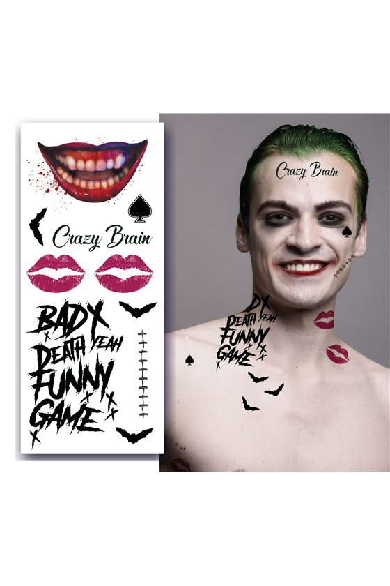 MR SMILE TATTOOS 30X 14 CM