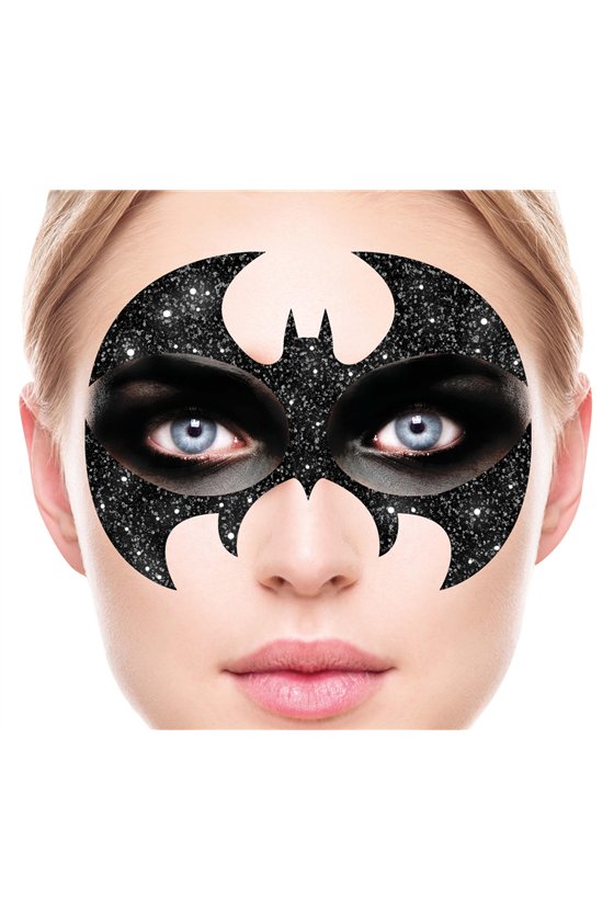 BAT GLITTER FACE, 20X20 CMS.