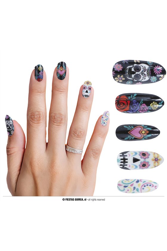12 CATRINA NAILS WITH GLUE
