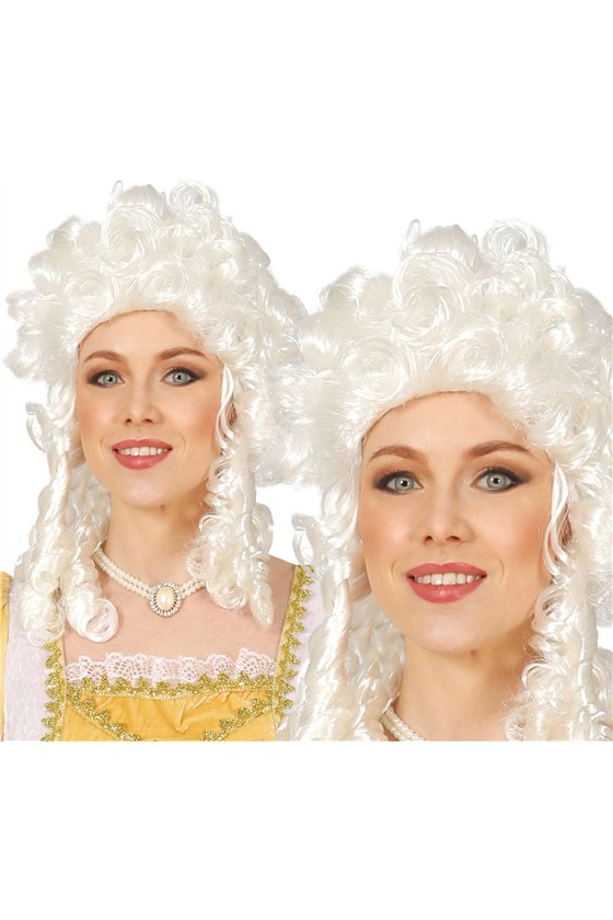WHITE MARCHIONESS WIG IN BOX