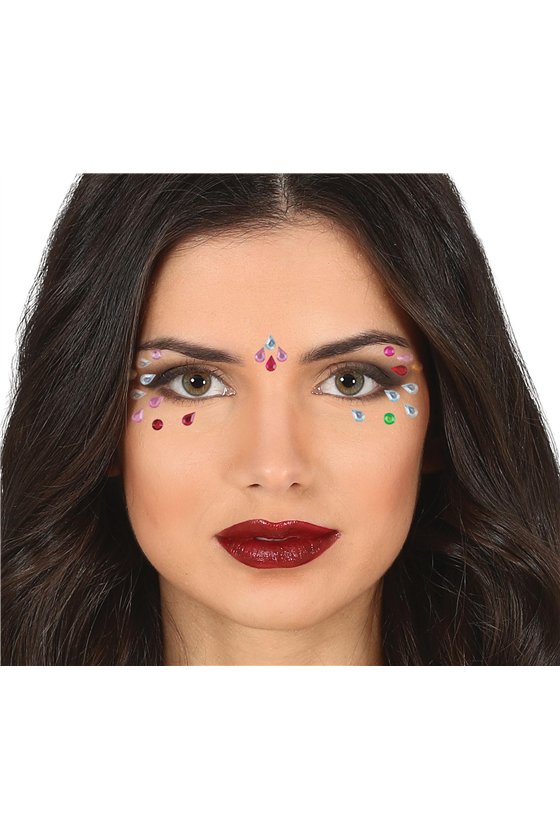 FACIAL JEWELS FOR EYES, MUTLTIC.DROPS