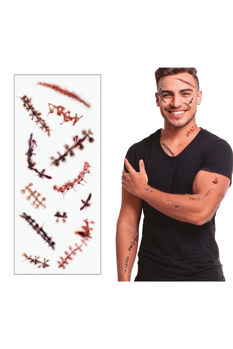 SCARS TATTOOS 30X13 CM