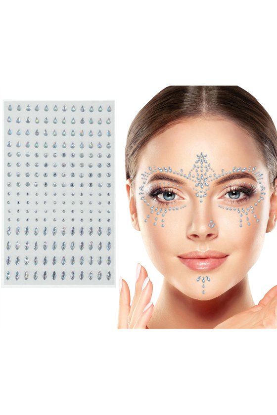 FACE JEWELS, SHEET 10X20 CM