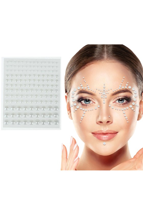 PEARL FACE JEWELS, SHEET 10X20 CM
