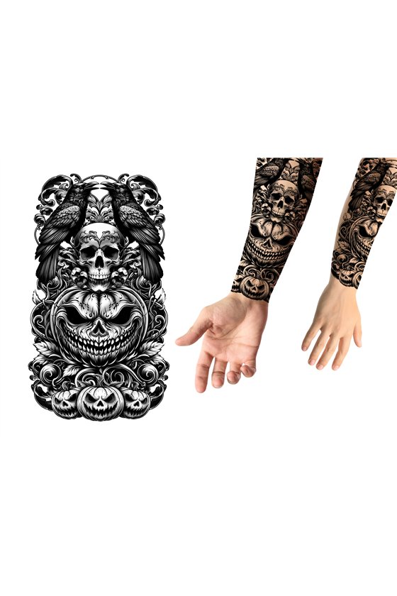 KILLER PUMPKIN TATTOO 14X30 CM