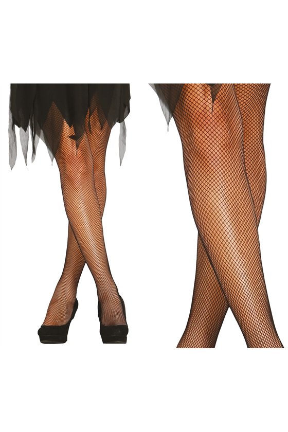 SMALL BLACK FISHNET TIGHTS