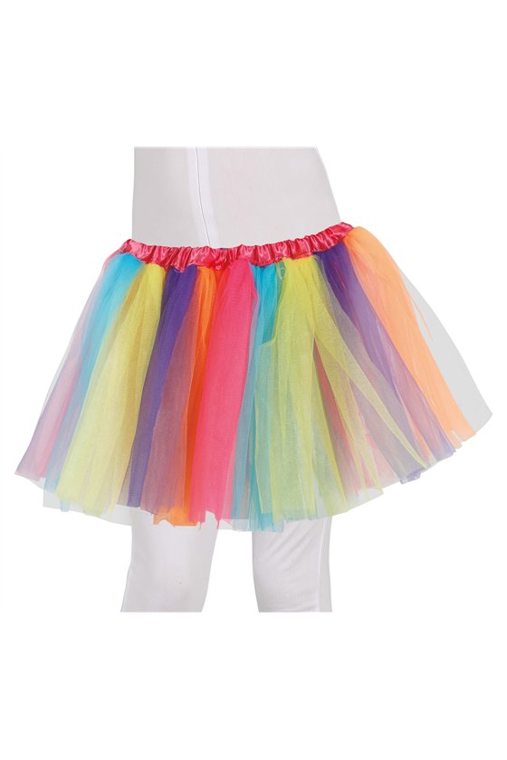 MULTICOLORED TUTU FOR CHILDREN. 30 CMS.