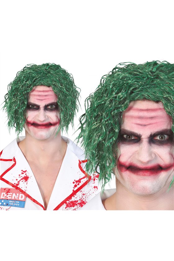 GREEN CLOWN WIG (BOX IN CONTAINER)