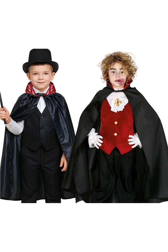CHILD VAMPIRE CAPE,  90 CM