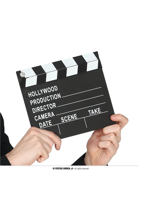 CLAPPERBOARD MOVIES 20 X 18 CMS.
