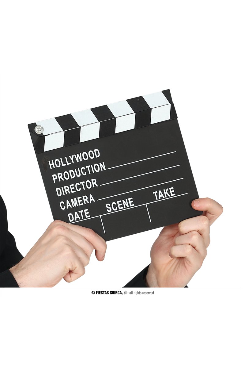 CLAPPERBOARD MOVIES 20 X 18 CMS.
