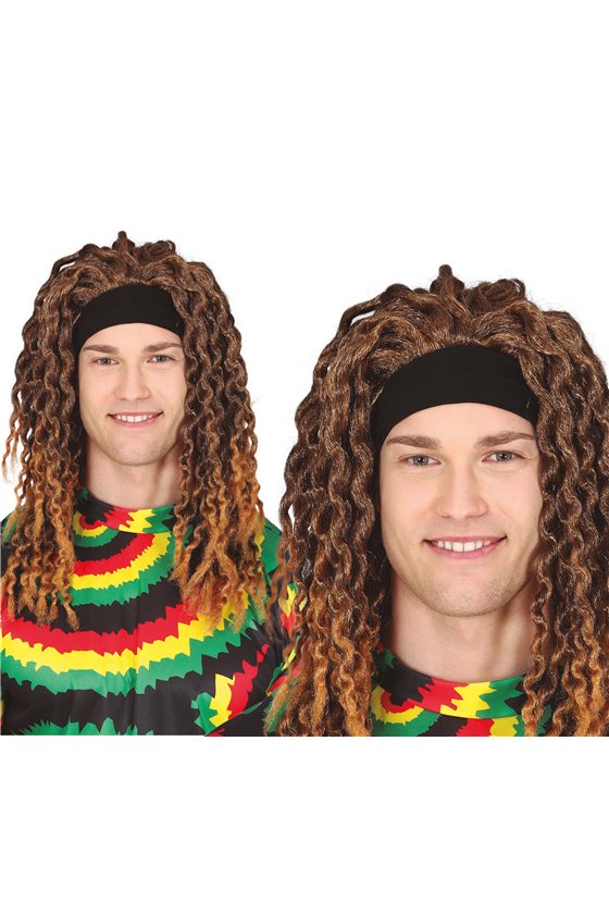 RASTA WIG WITH HEADBAND (BOX IN CONTAINER)