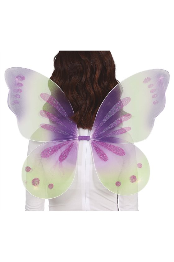 GREEN/LILAC WINGS 40X30 CMS.