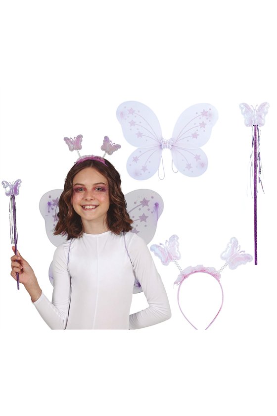 HEADBAND, WINGS OF 35X40 CMS LILAC