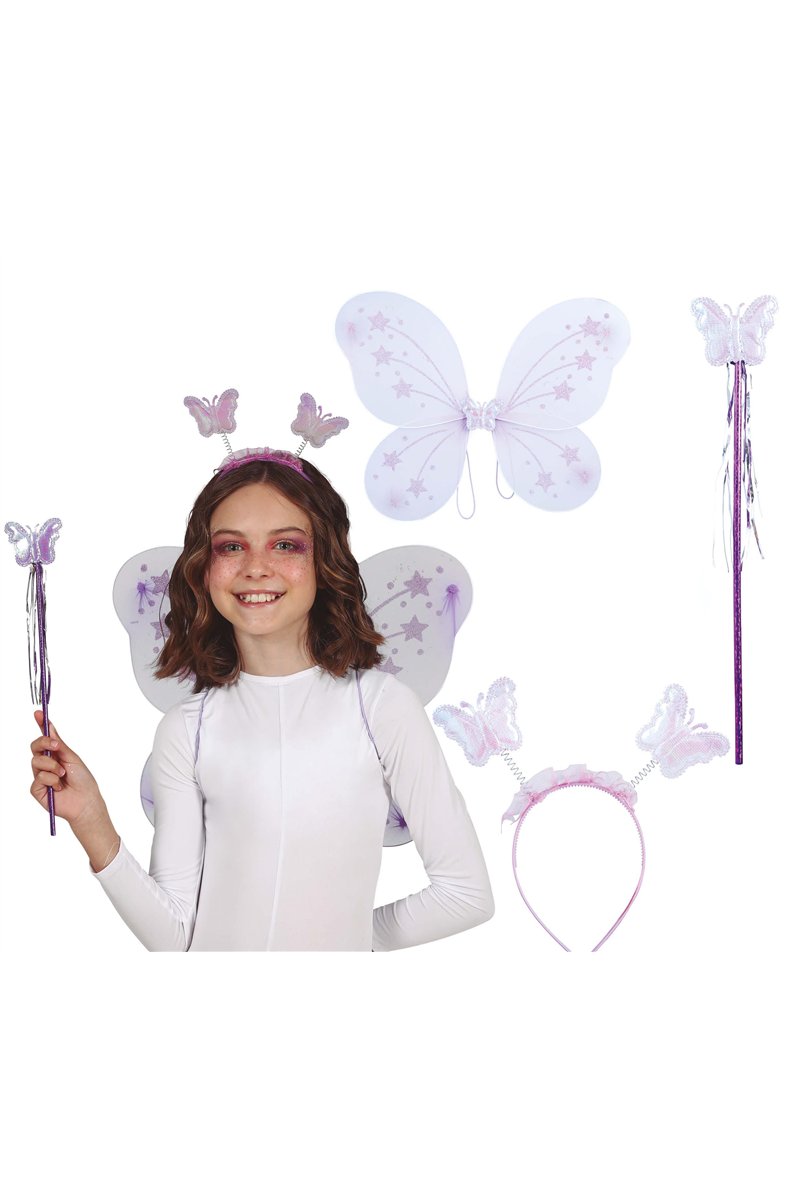 HEADBAND, WINGS OF 35X40 CMS LILAC
