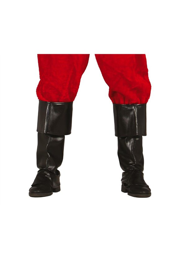PAIR OF BLACK GAITERS, 52 CM