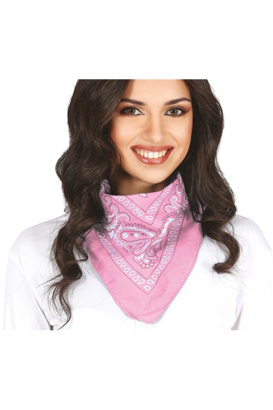 PINK DENIM SCARF
