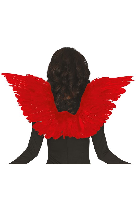 RED FEATHERS WINGS 62 CMS