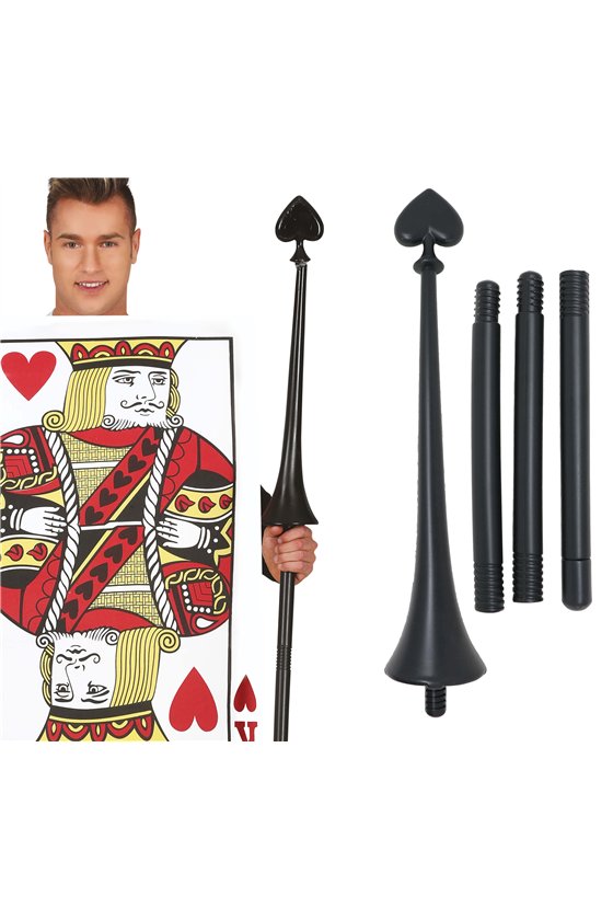 LANCE POINT WITH HEART 140 CMS REMOVABLE