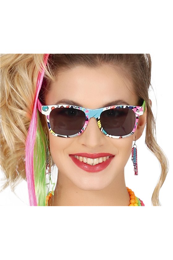 MULTICOLOR GLASSES '80S