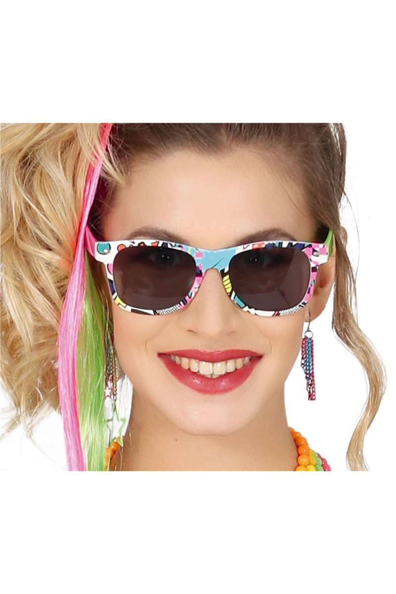 MULTICOLOR GLASSES '80S