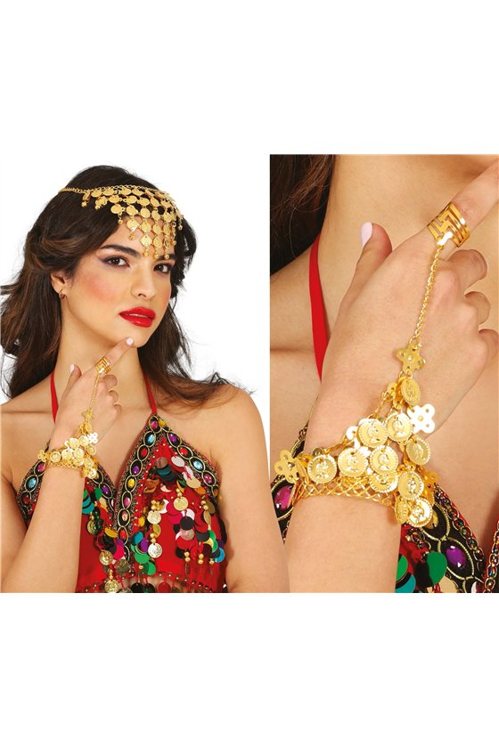 BRACELET WITH GOLD COINS