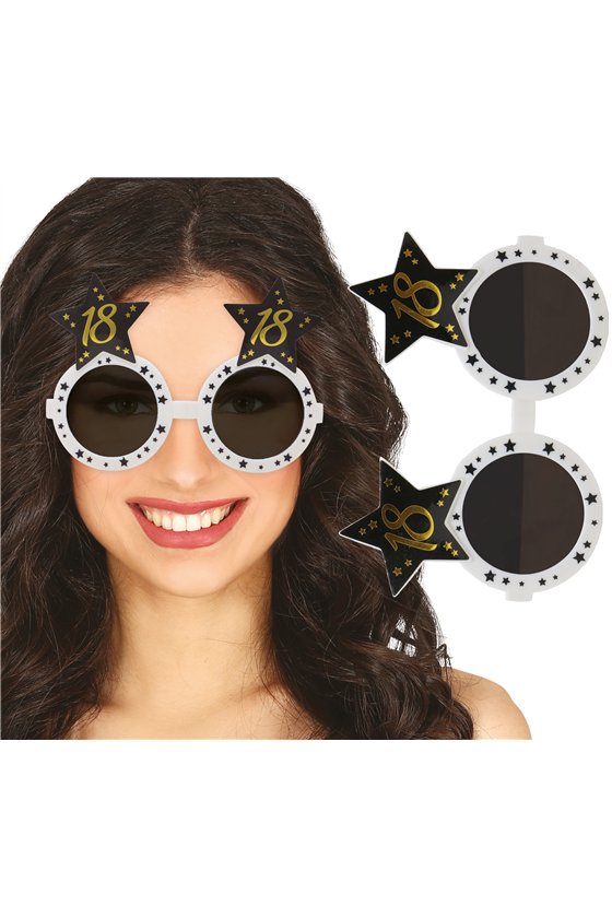 GLASSES WITH STARS 18 YEARS