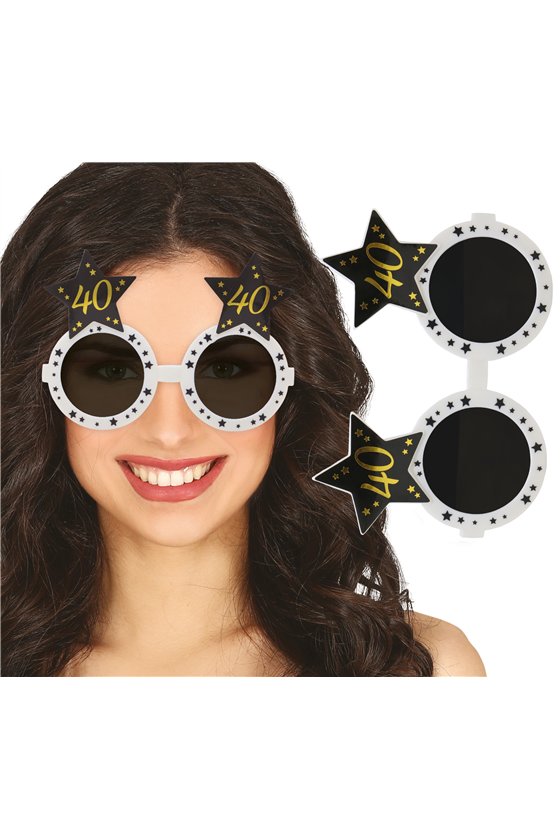 GLASSES WITH STARS 40 YEARS