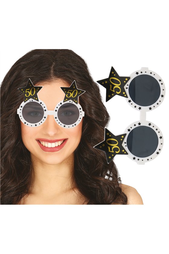 GLASSES WITH STARS 50 YEARS