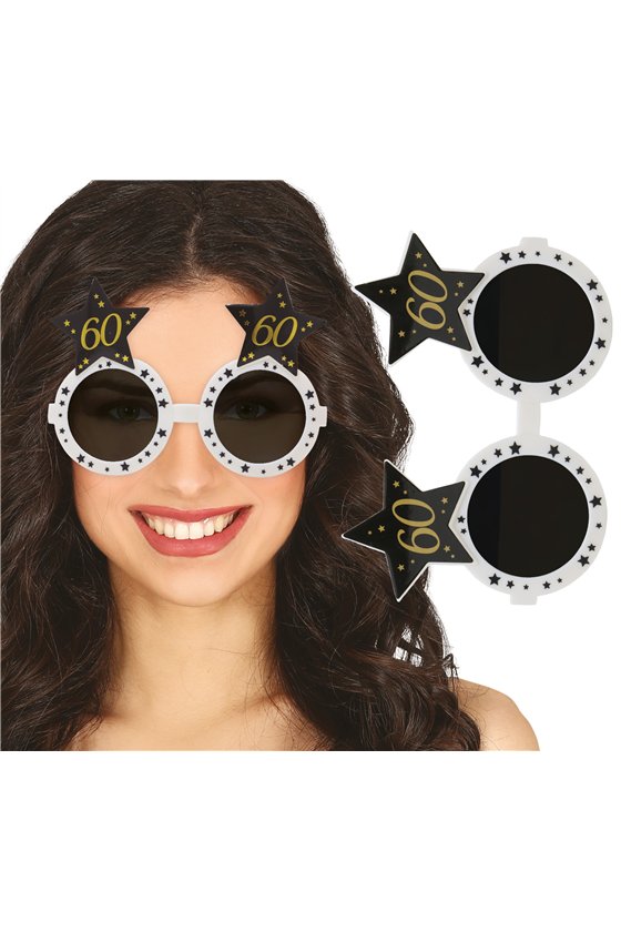 GLASSES WITH STARS 60 YEARS