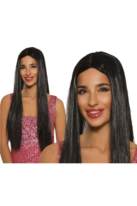 LONG BLACK WIG