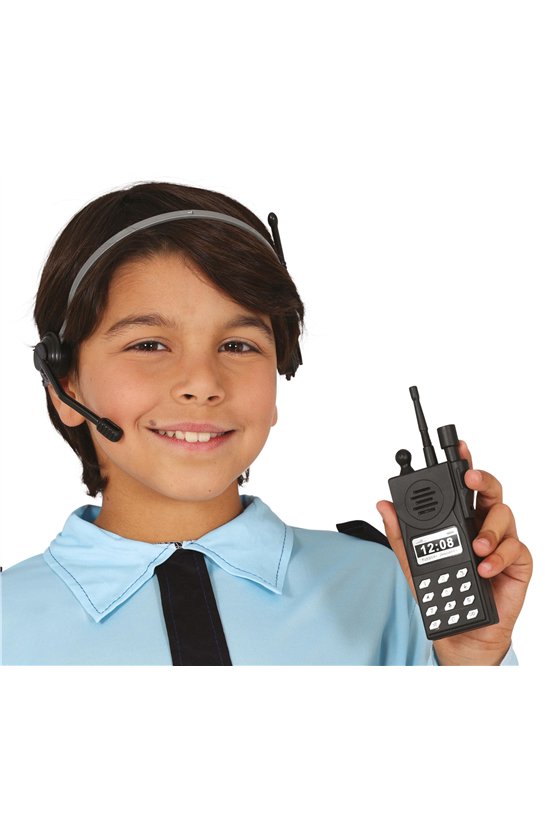 WALKIE-TALKIE SET WITH HEADPHONES
