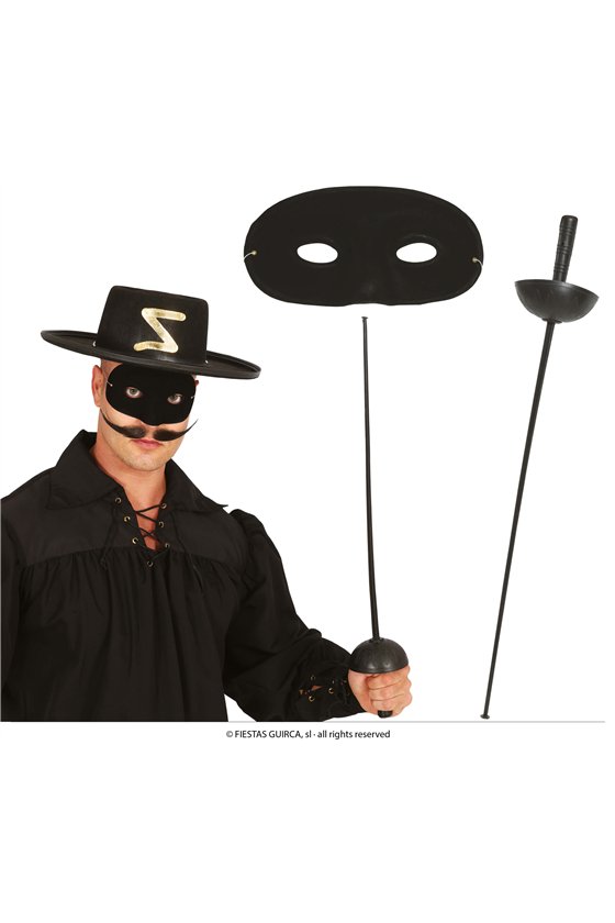 MASK AND FOIL SET, 63 CM