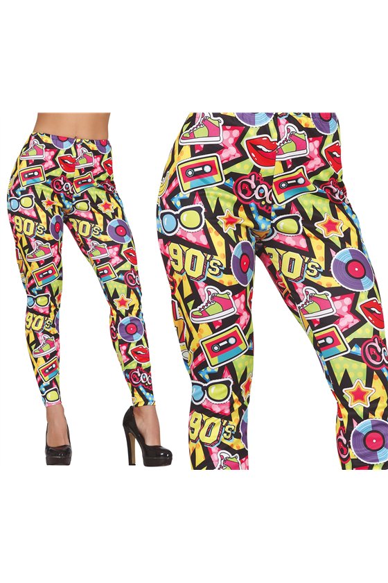 ADULT 90S LEGGINGS, ADULT, 42 - 44 (L)