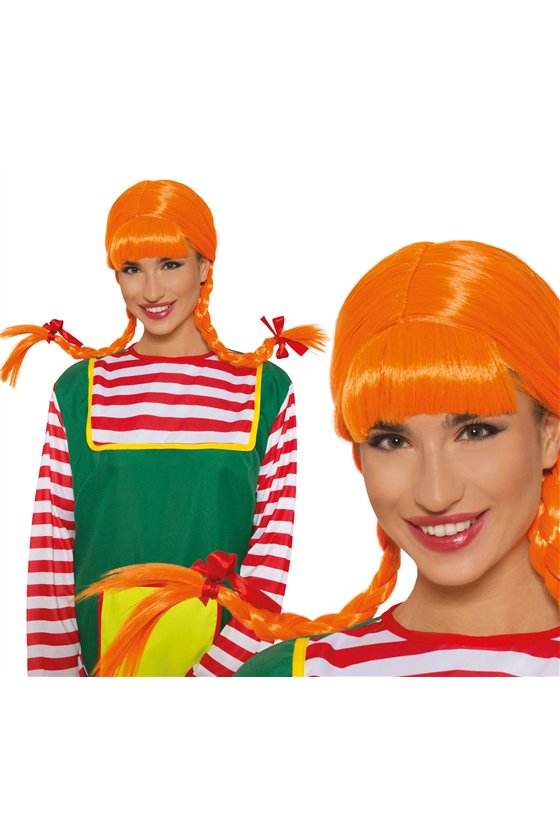 ORANGE BRAID WIG (BOX CONTAINER)