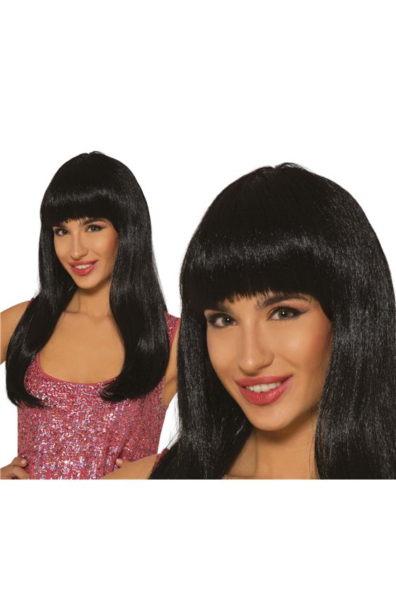 LONG BLACK WIG (BOX CONTAINER)
