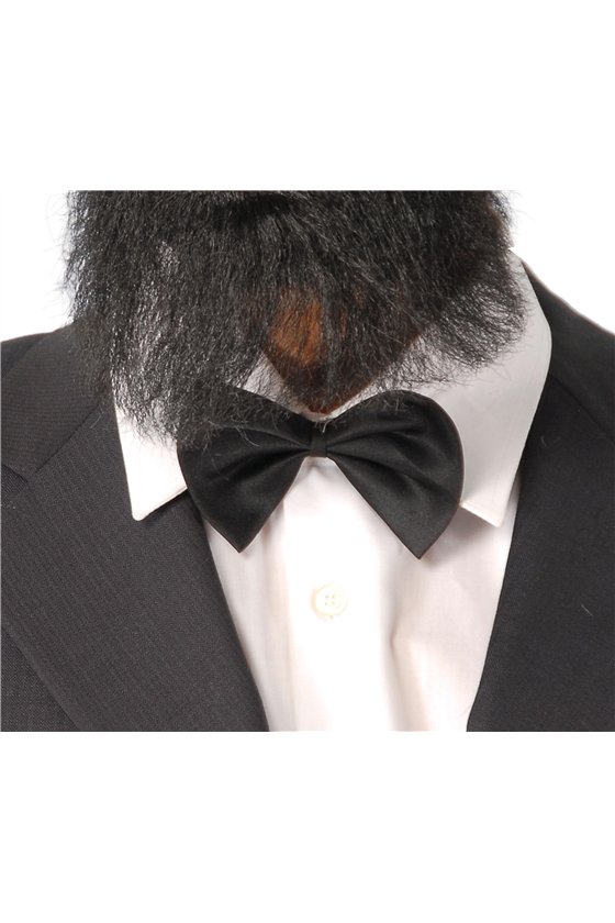 BLACK BOW TIE,   11 CM