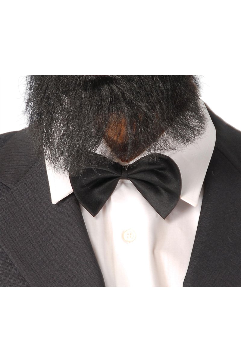 BLACK BOW TIE,   11 CM