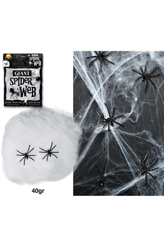 SPIDER WEB BAG, 10 GR., WHITE
