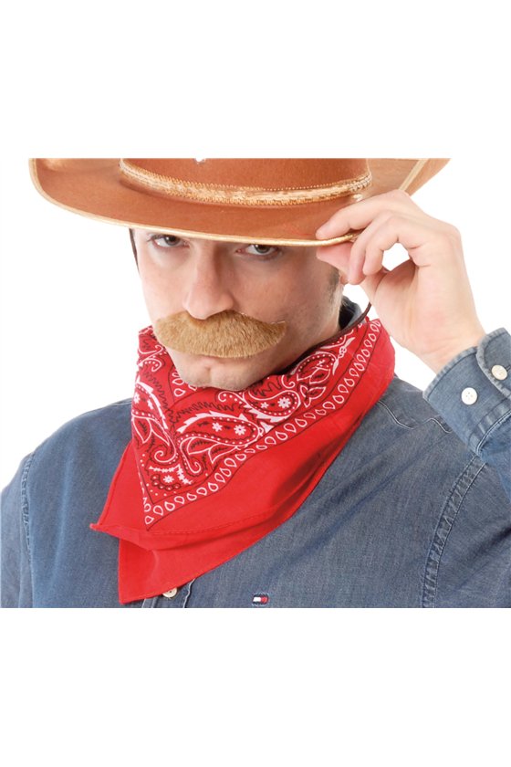 RED COLOR COWBOY SCARVES
