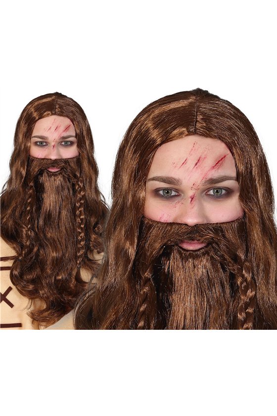 VIKING WIG AND BEARD