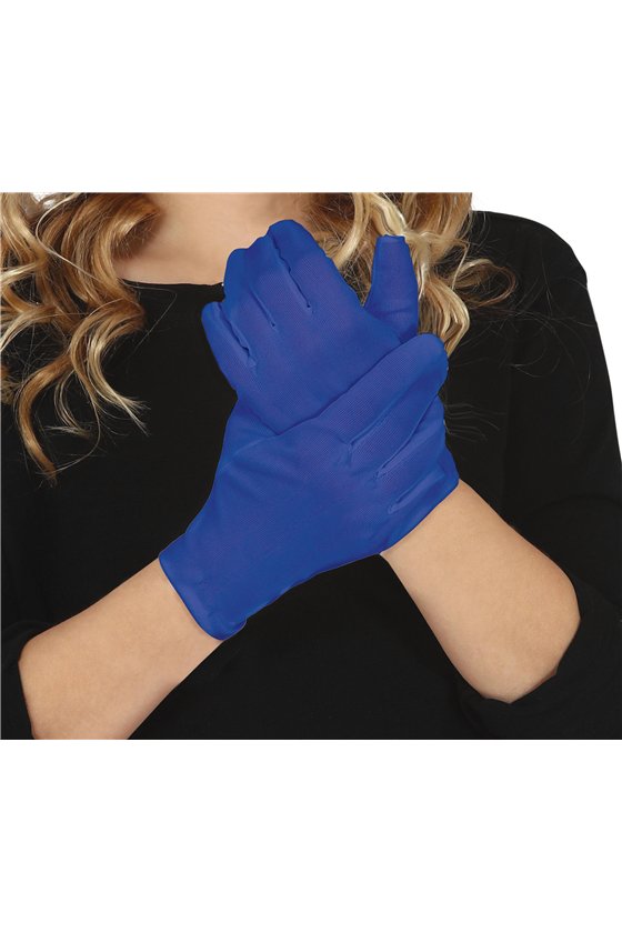 GLOVES, 17 CM, BLUE, CHILDREN'S, HQ 
