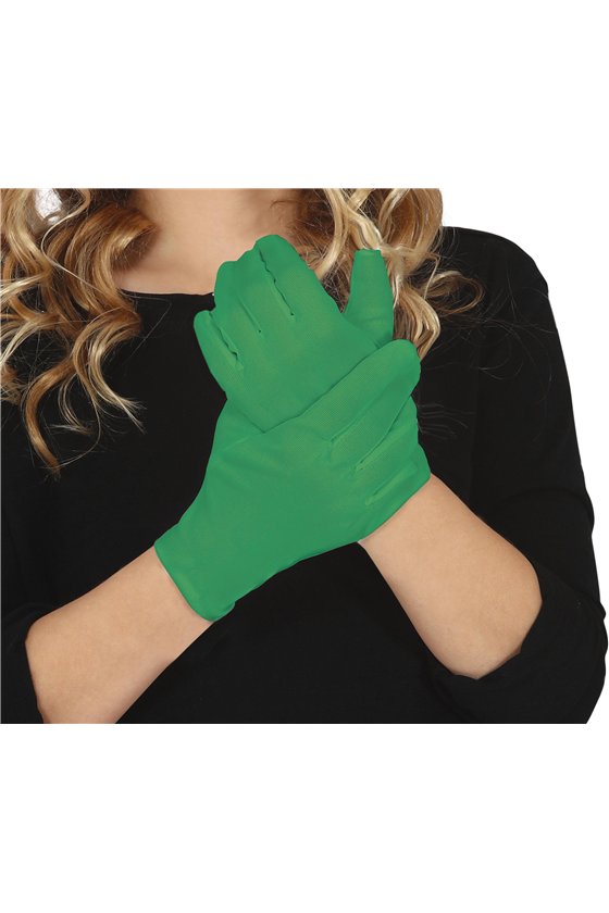 GLOVES, 17 CMS, DARK GREEN, INFANTILE, 17 CMS. 