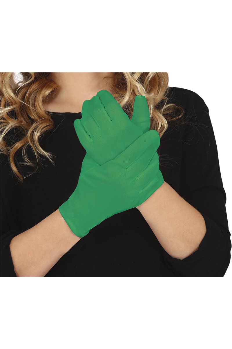 GLOVES, 17 CMS, DARK GREEN, INFANTILE, 17 CMS. 