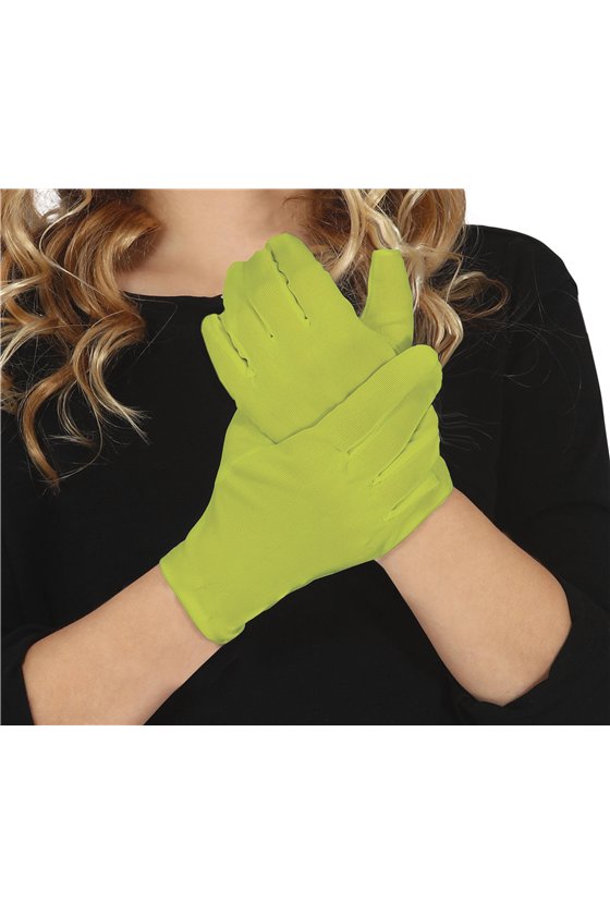 GLOVES, 17 CMS, LIME GREEN, INFANTILE 