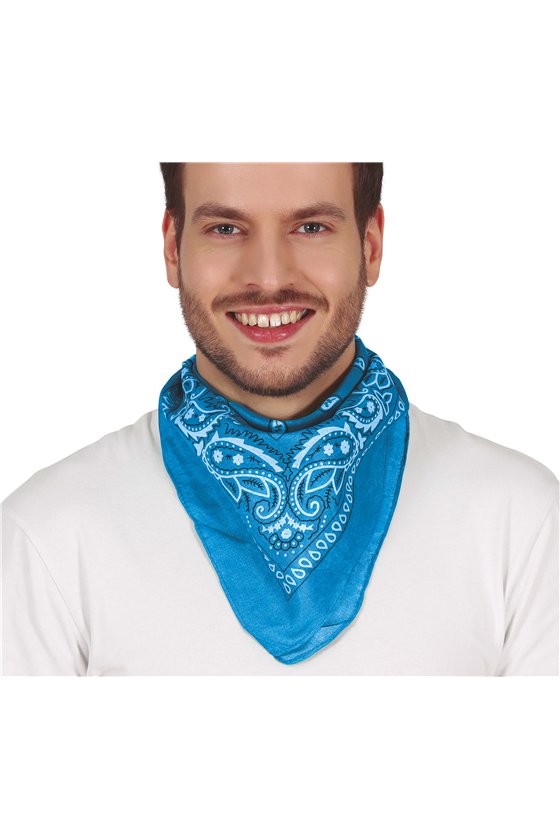 SKY BLUE COWBOY SCARF