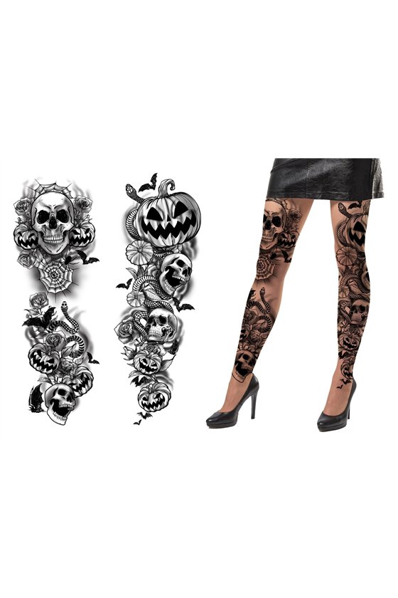 HALLOWEEN TATTOOS LEGGINGS