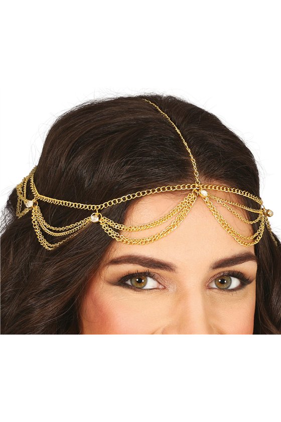 GOLDEN METAL HEADPIECE, ADULTS