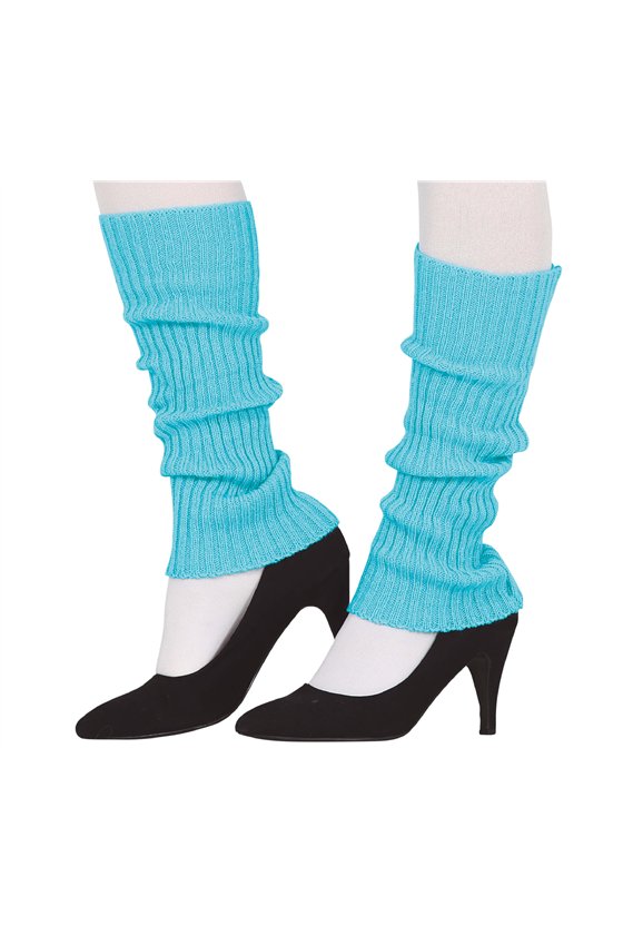 LIGHT BLUE LEG WARMERS