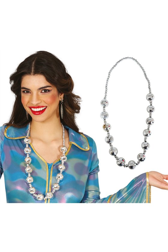DISCO BALL NECKLACE, ADULTS